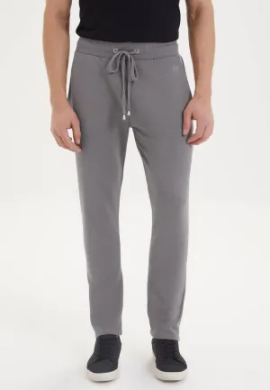 Gri Basic Düz Paça Pamuklu Regular Fit Erkek Eşofman Altı ESSENTIALS SWEATPANT
