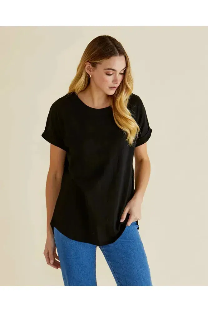 Hailey Tee Black