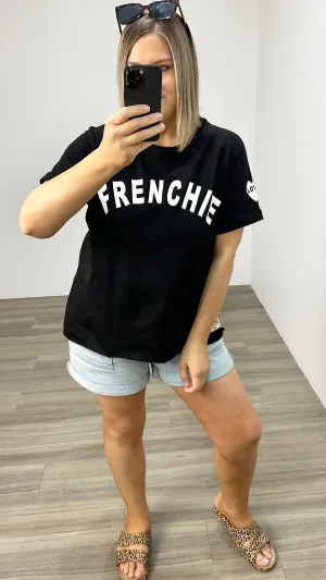 Hammill   Co Frenchie Tee Black