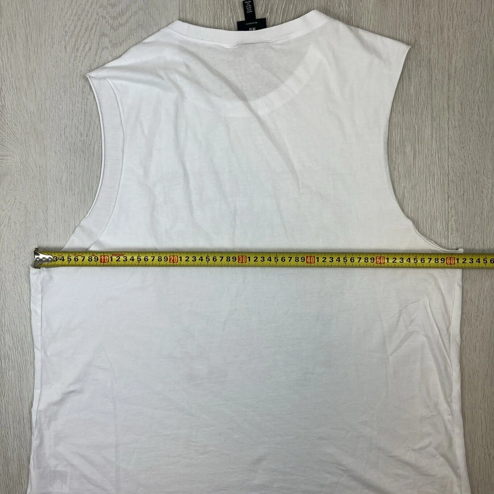 H&M Mens White Metallica Relaxed Fit Muscle T-Shirt Size XL