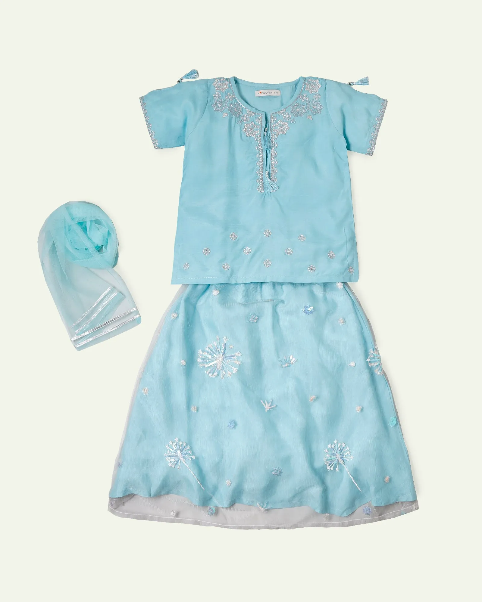 Ice Blue Lehnga Set