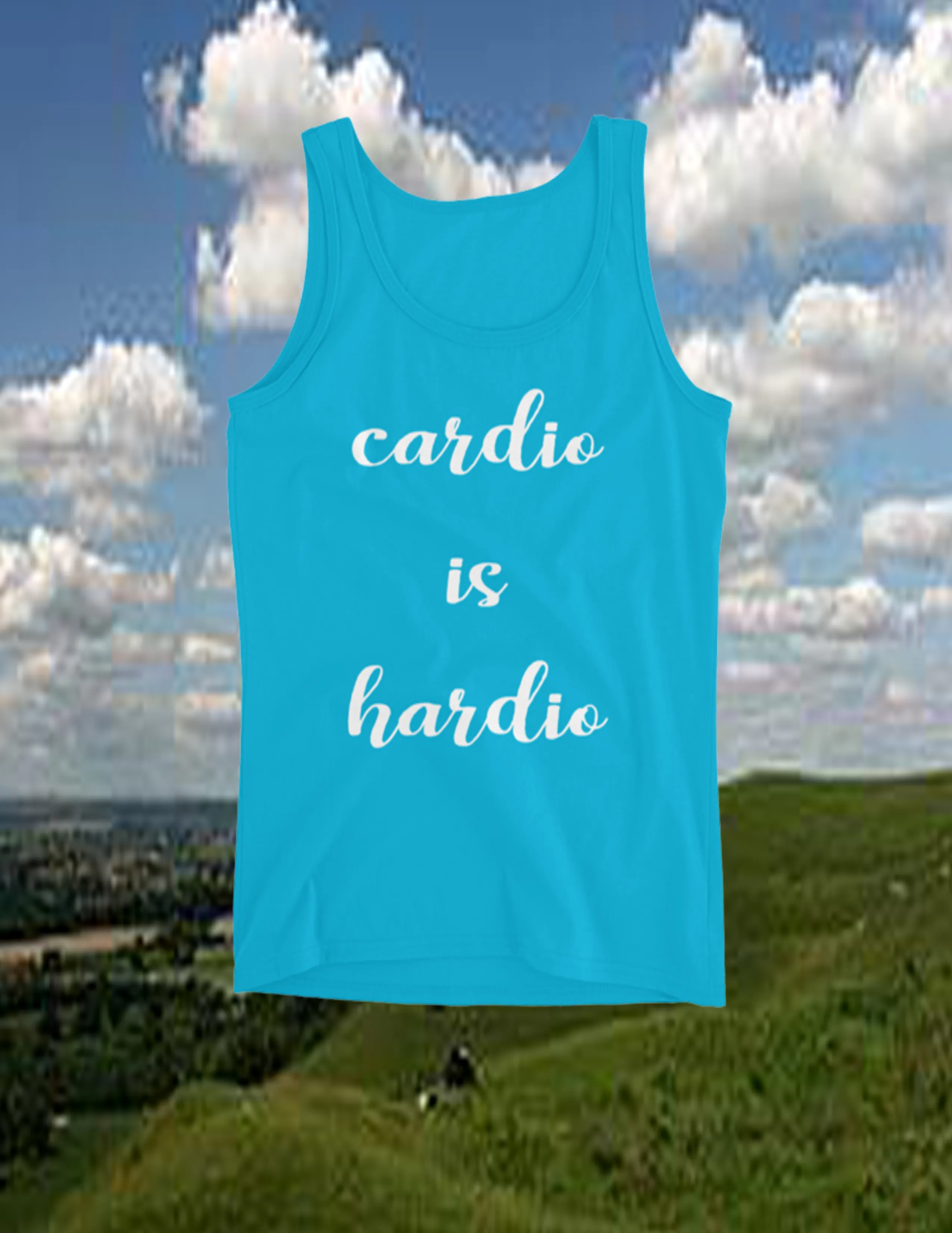 Imperialtop "cardio is hardio" Ladies' Tank