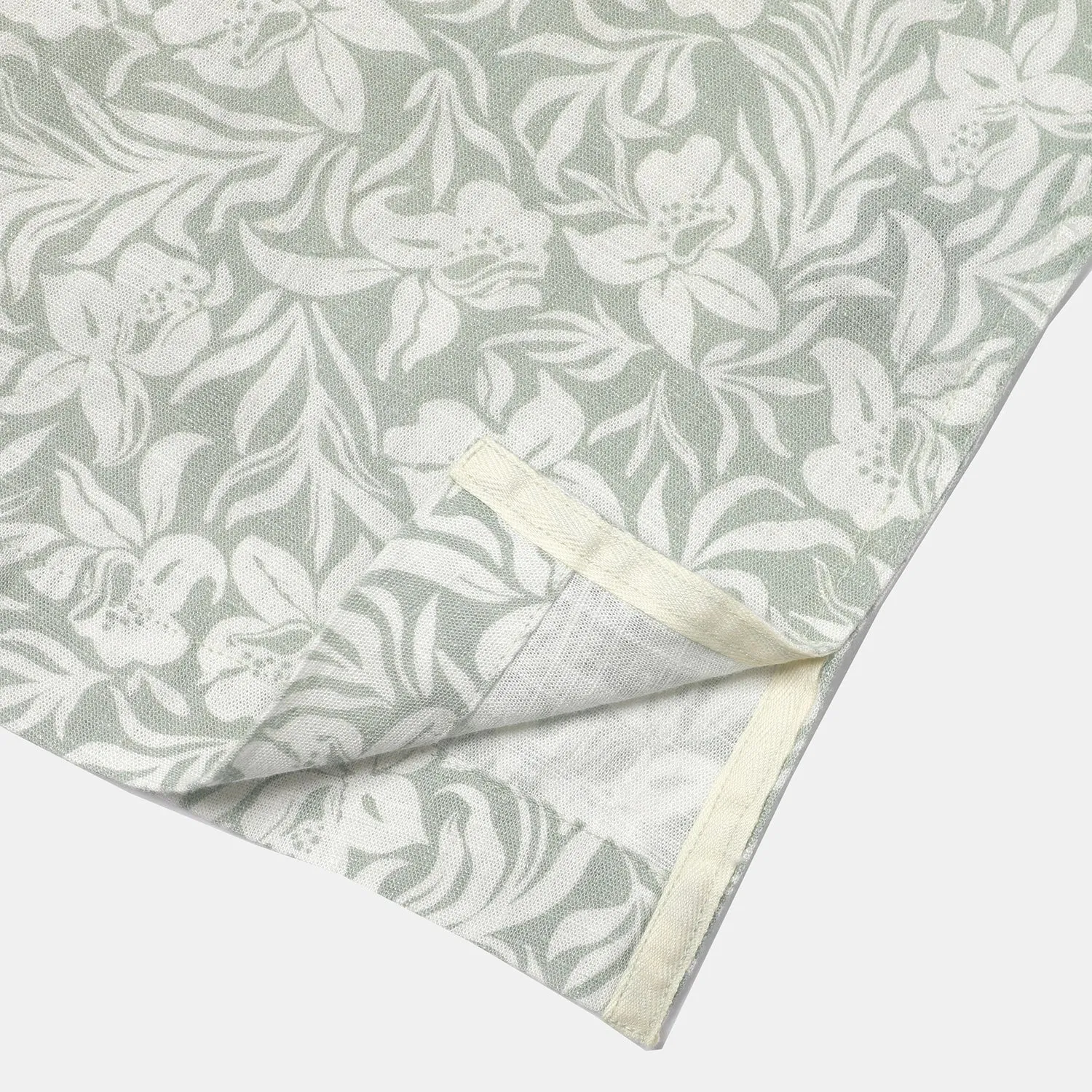JAMES HARPER HIBISCUS PRINT LINEN VISCOSE S/S SHIRT JHS575