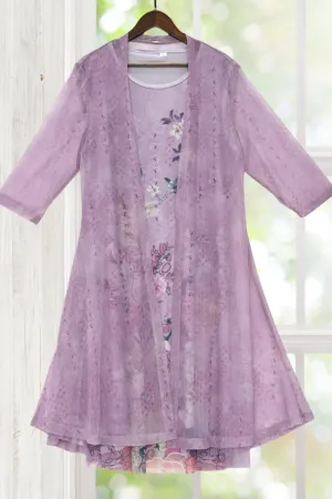 Jane Lavender Two Pieces Dress