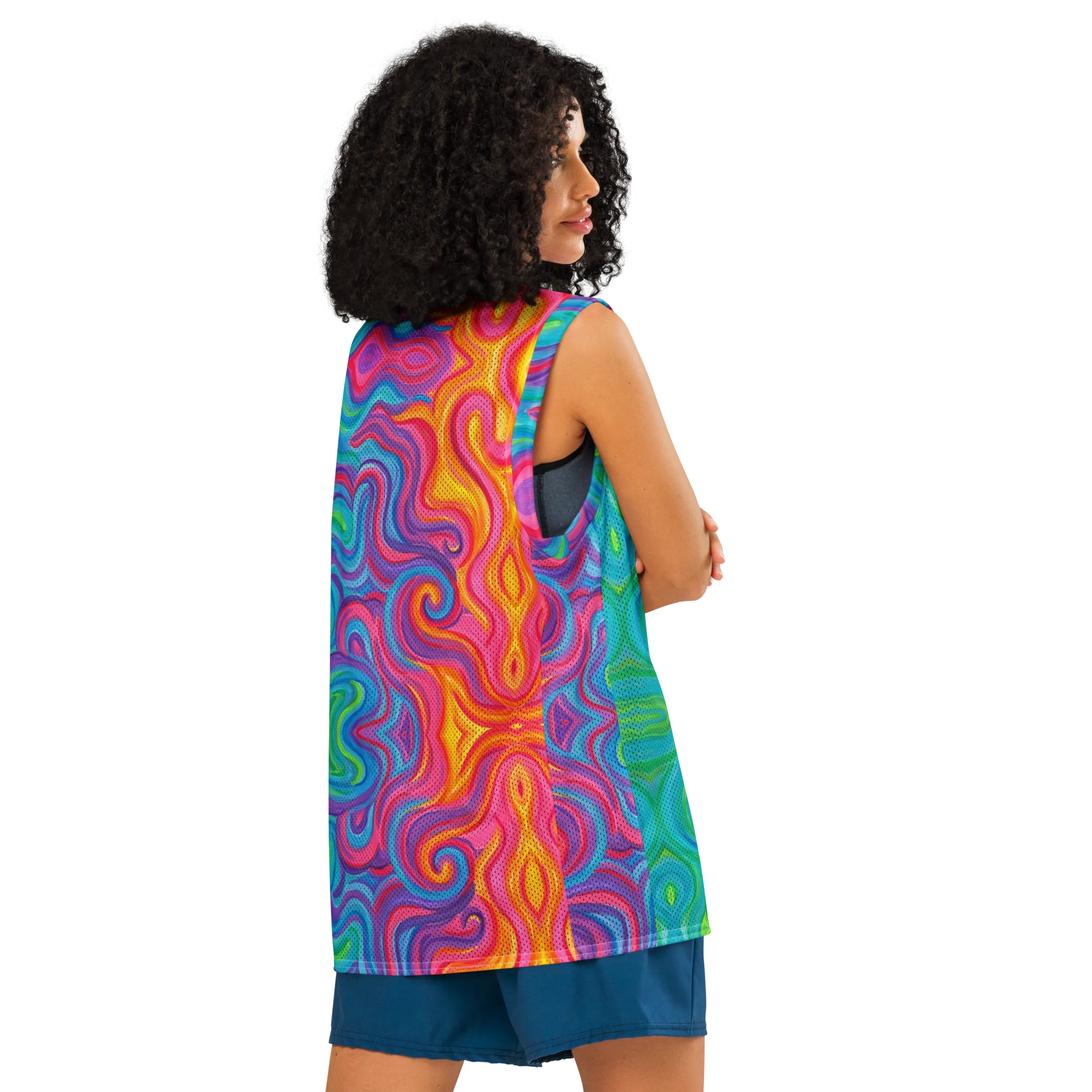 Jersey Tank Top (Recycled Material)- "Elemental" Design