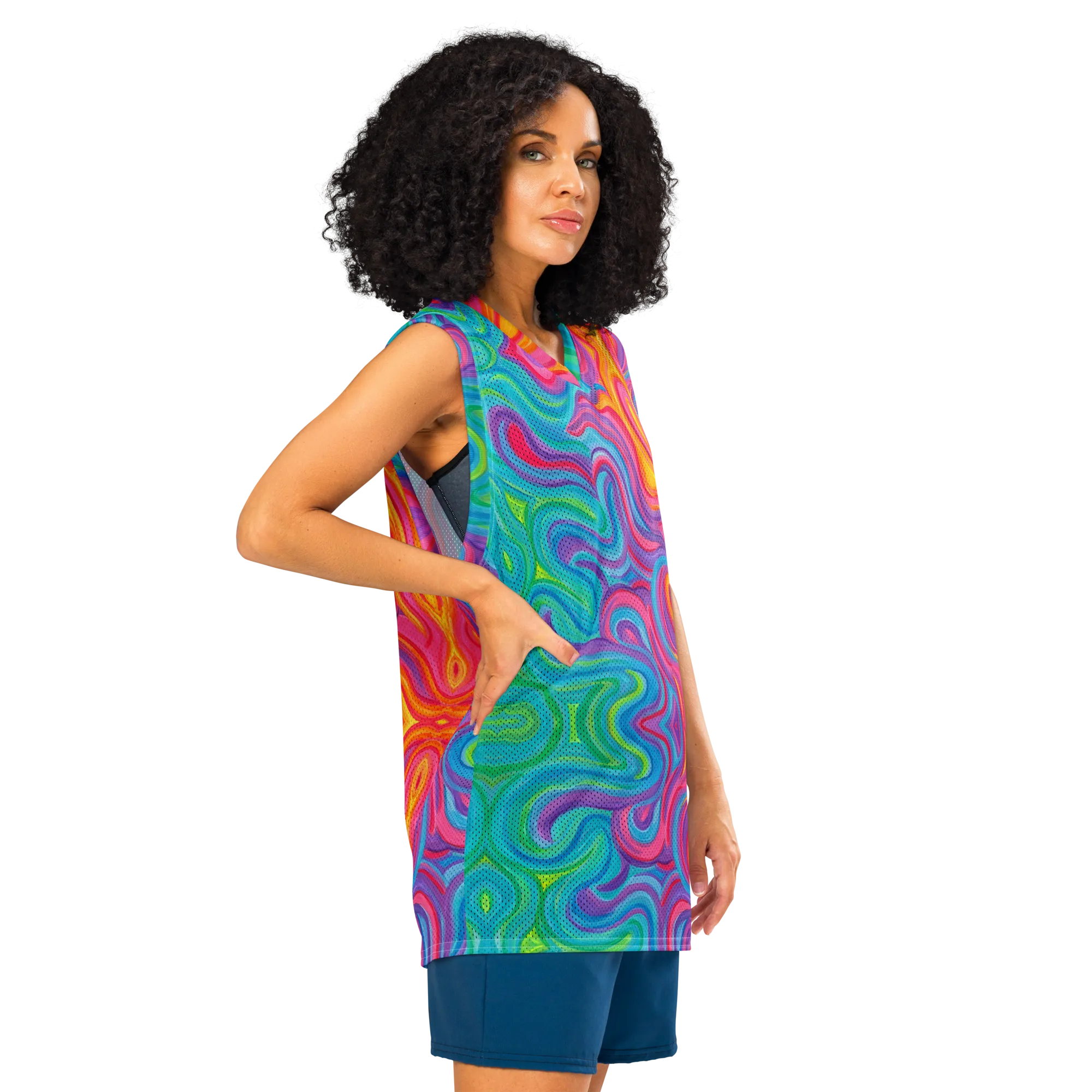 Jersey Tank Top (Recycled Material)- "Elemental" Design