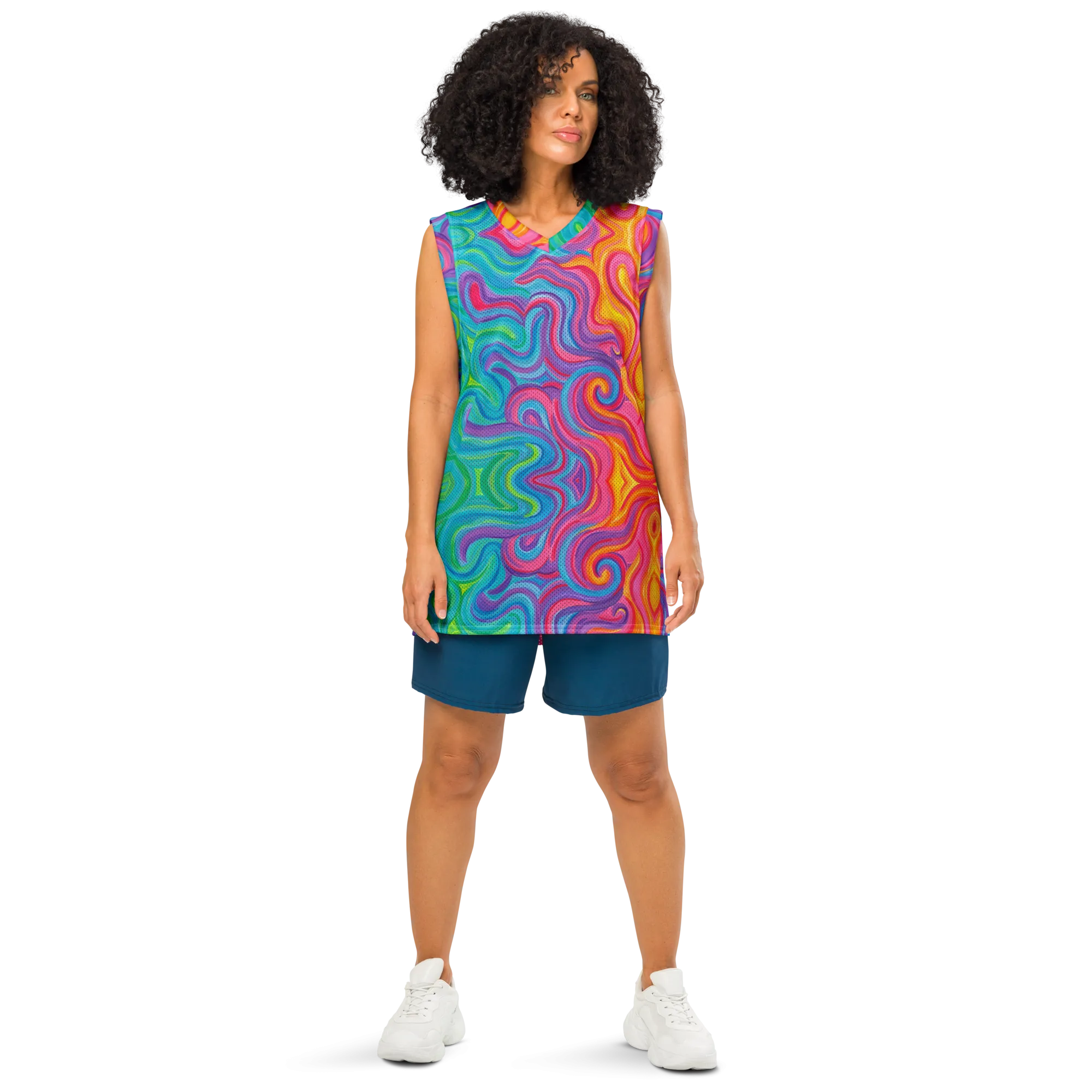 Jersey Tank Top (Recycled Material)- "Elemental" Design