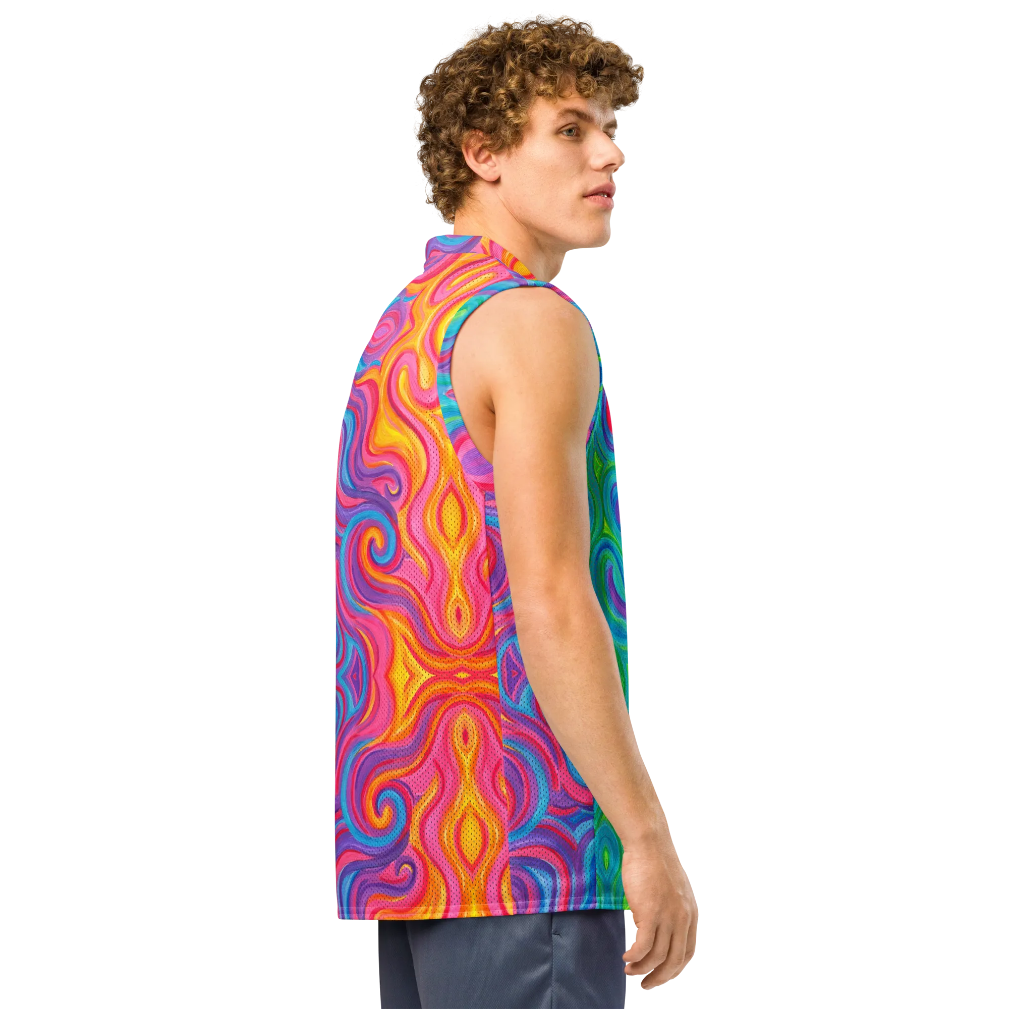 Jersey Tank Top (Recycled Material)- "Elemental" Design