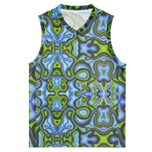 Jersey Tank Top (Recycled Material)- "Gaia" Design