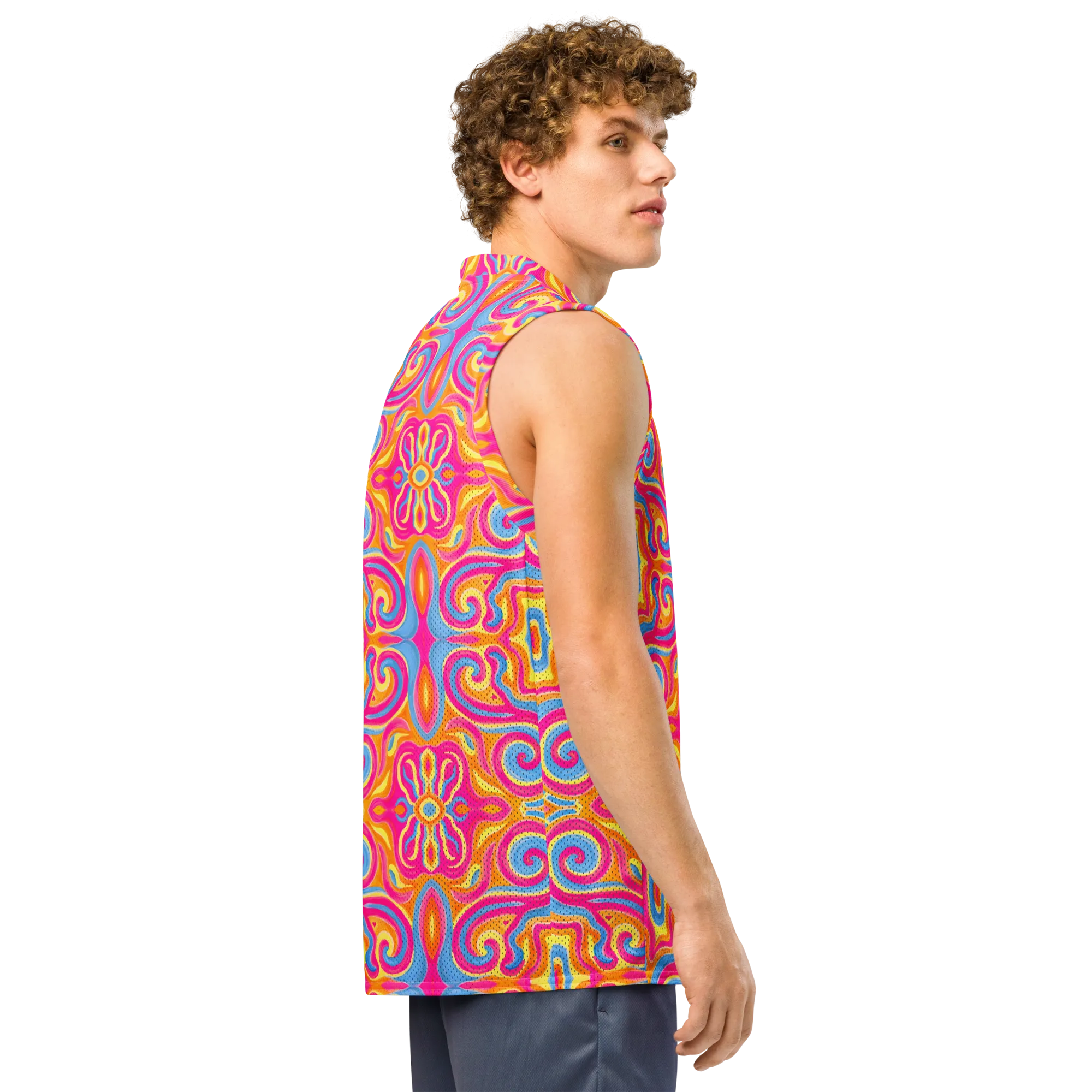 Jersey Tank Top (Recycled Material)- "Magic Stamps" Design