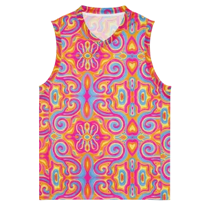 Jersey Tank Top (Recycled Material)- "Magic Stamps" Design