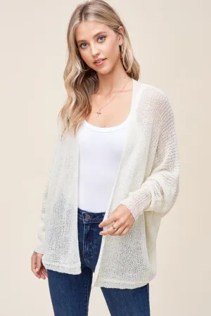 K22 Dolman sleeve light cardigan