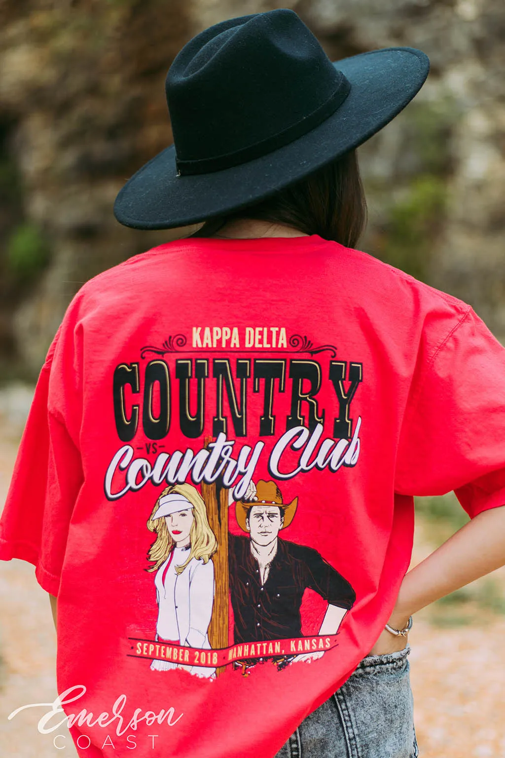 Kappa Delta Country vs. Country Club Function Tee