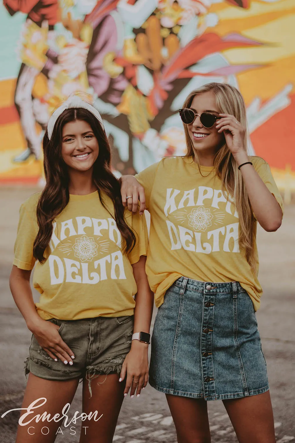 Kappa Delta Floral PR Tee