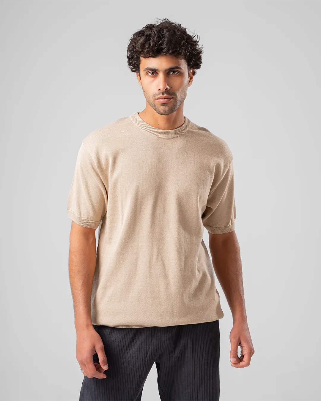 Knitted Men T-shirt