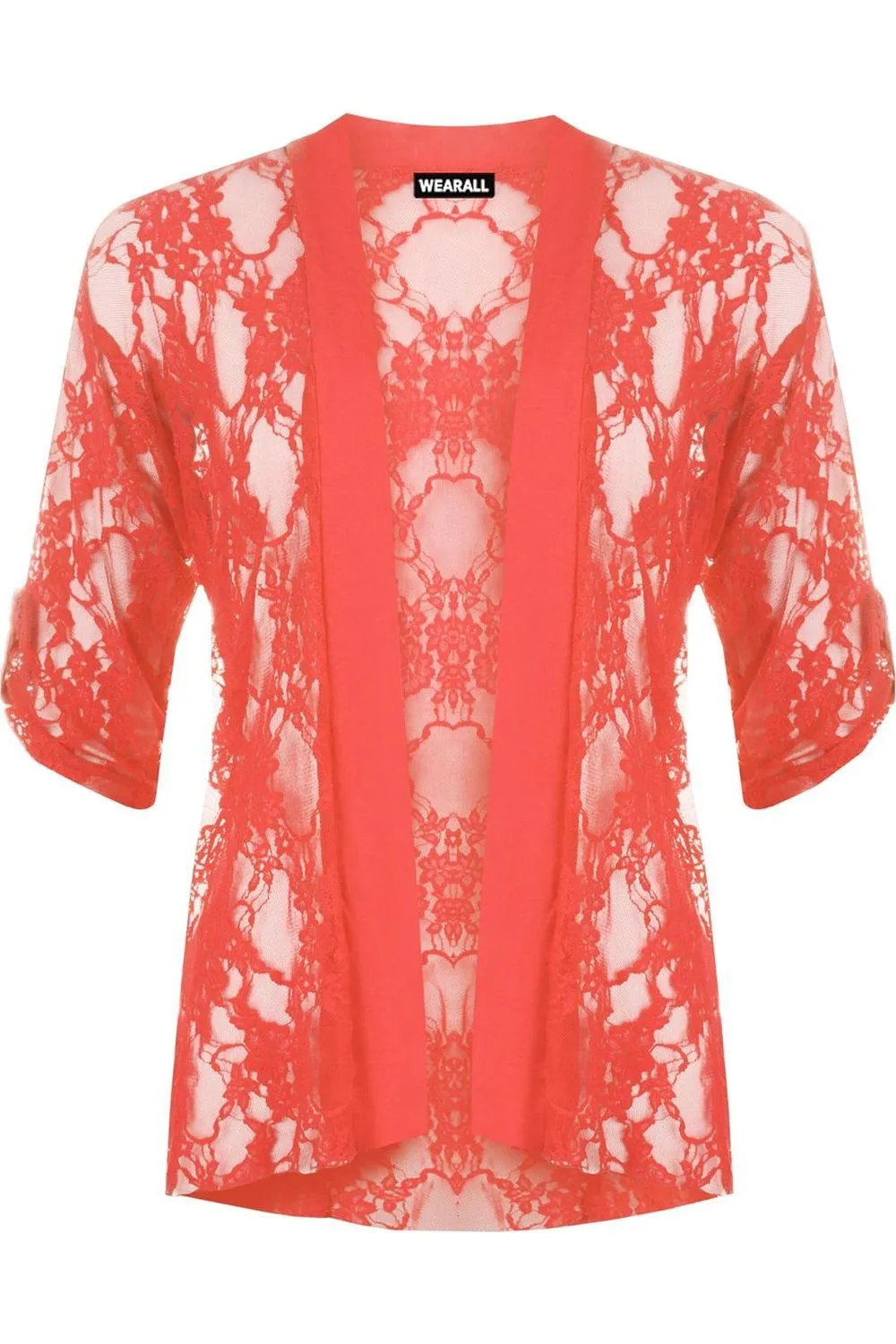 Lace Open Short Cardigan Top