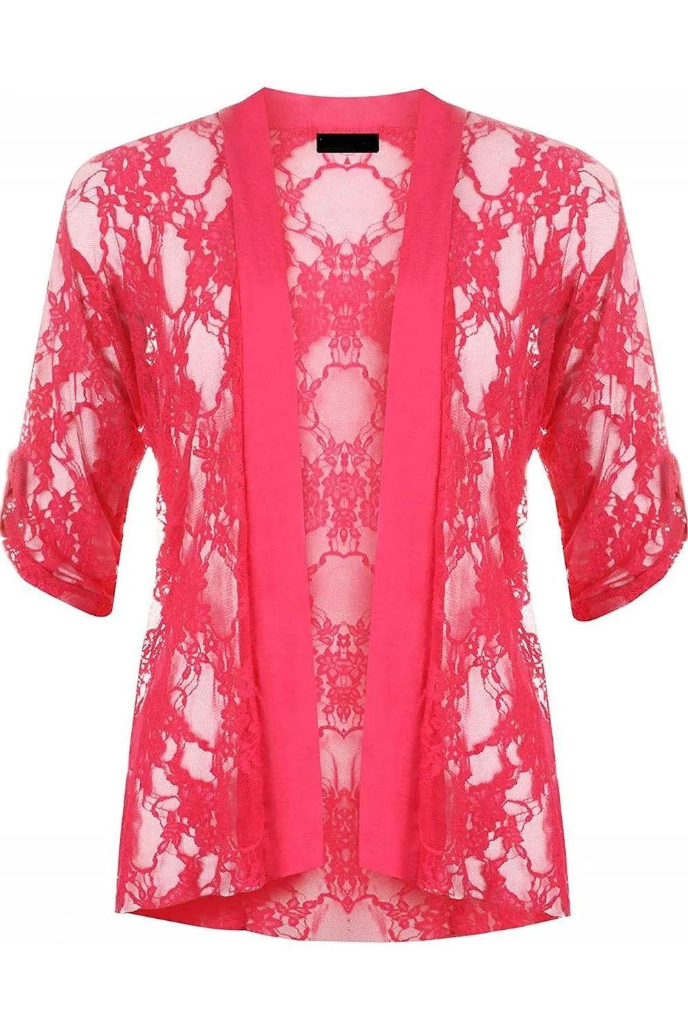 Lace Open Short Cardigan Top
