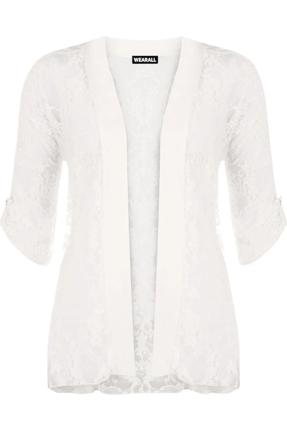 Lace Open Short Cardigan Top