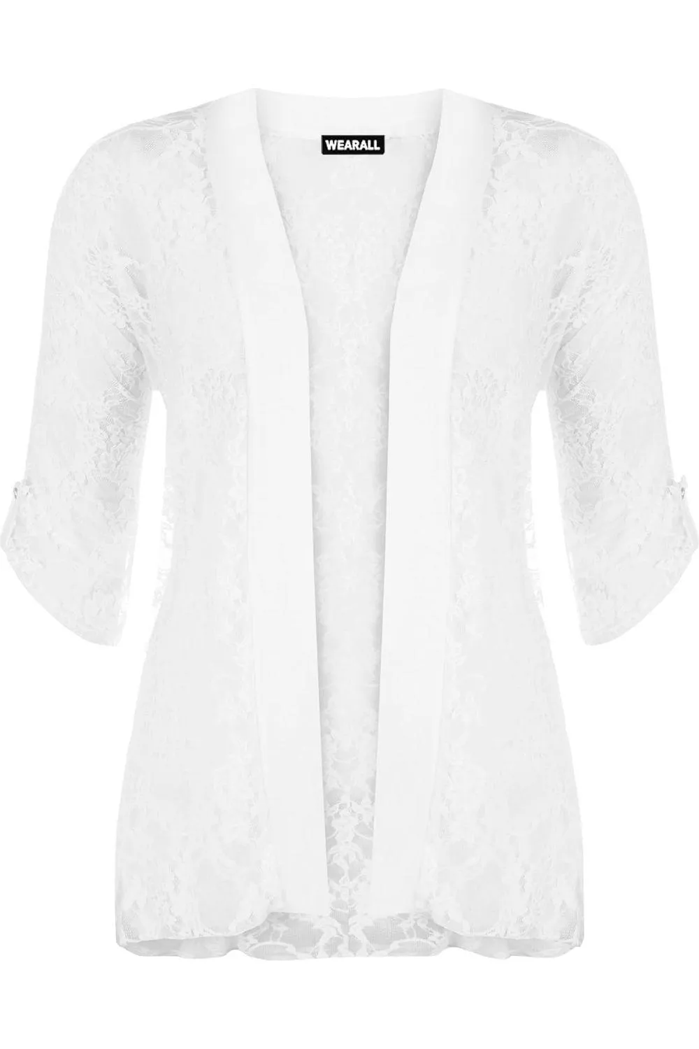 Lace Open Short Cardigan Top
