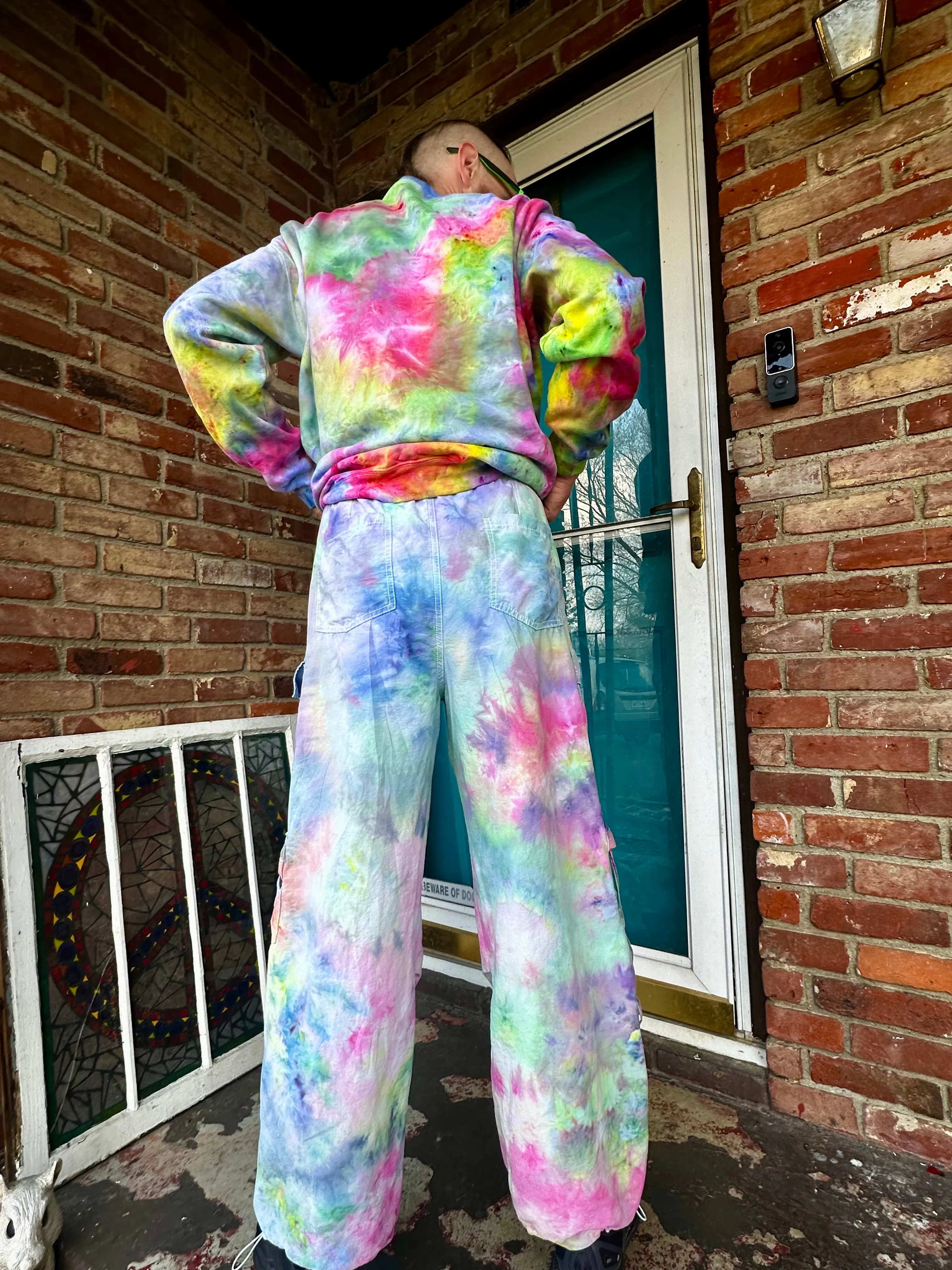 Large Baggy Cargo Parachute Pants