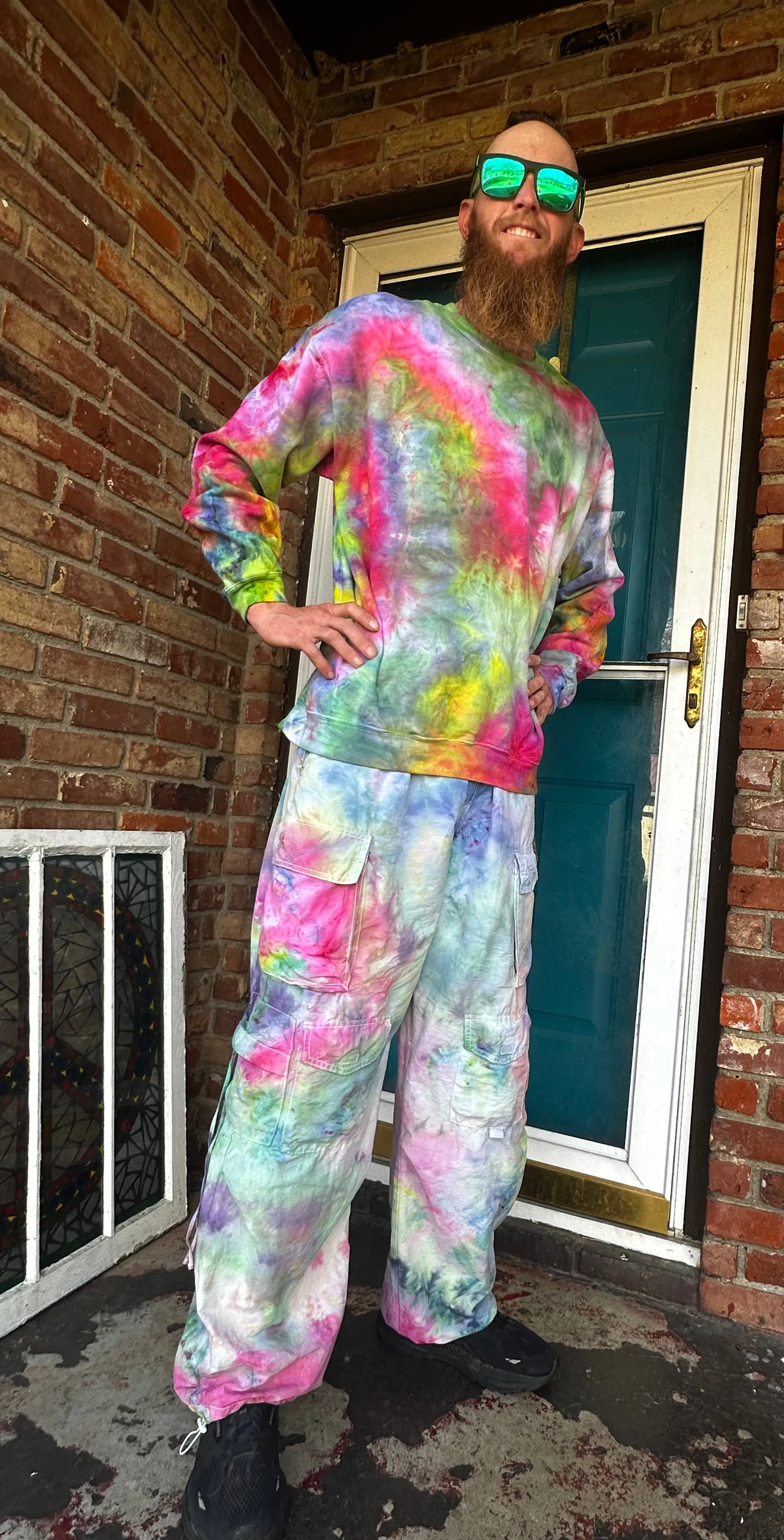 Large Baggy Cargo Parachute Pants