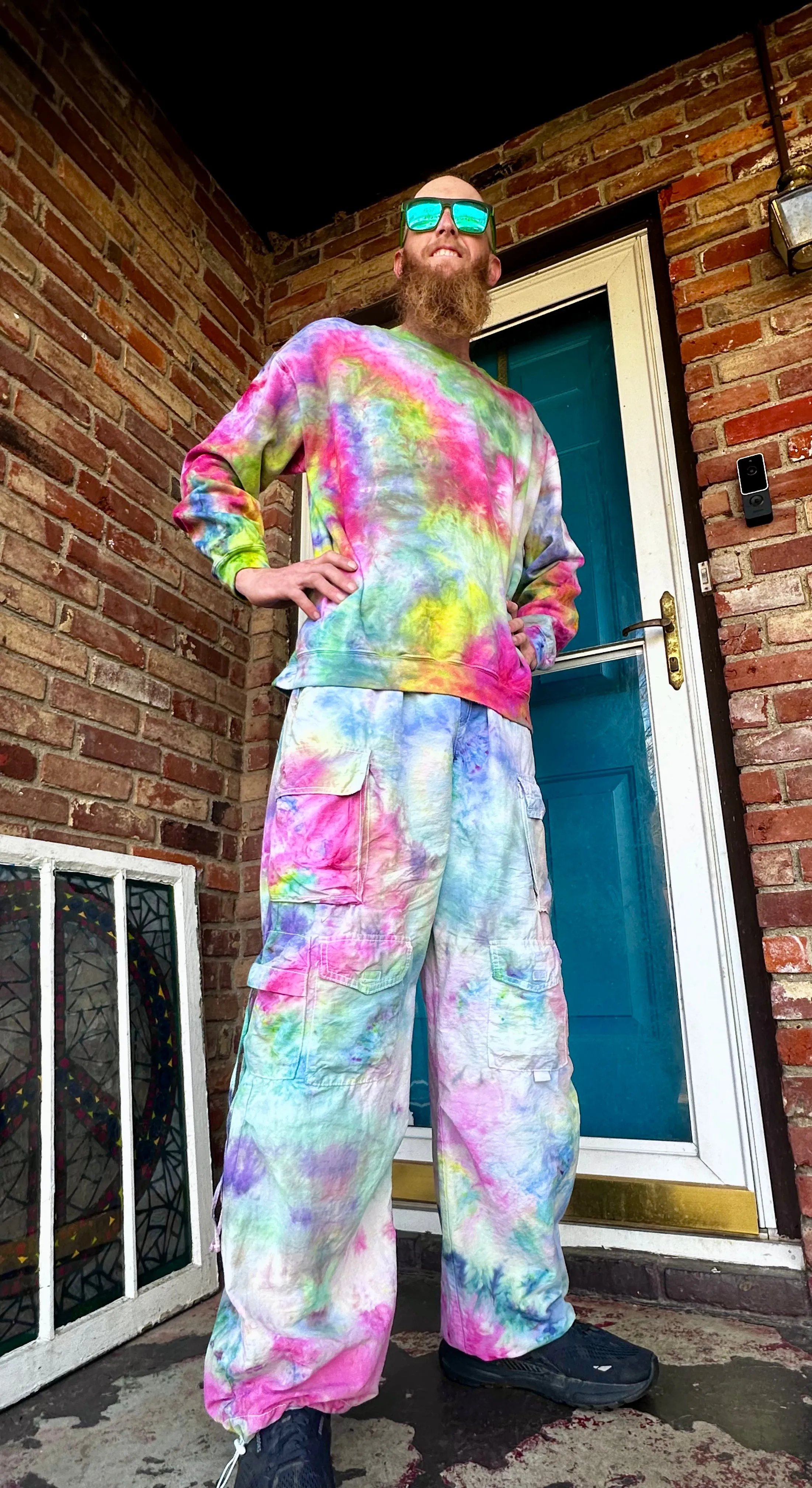 Large Baggy Cargo Parachute Pants