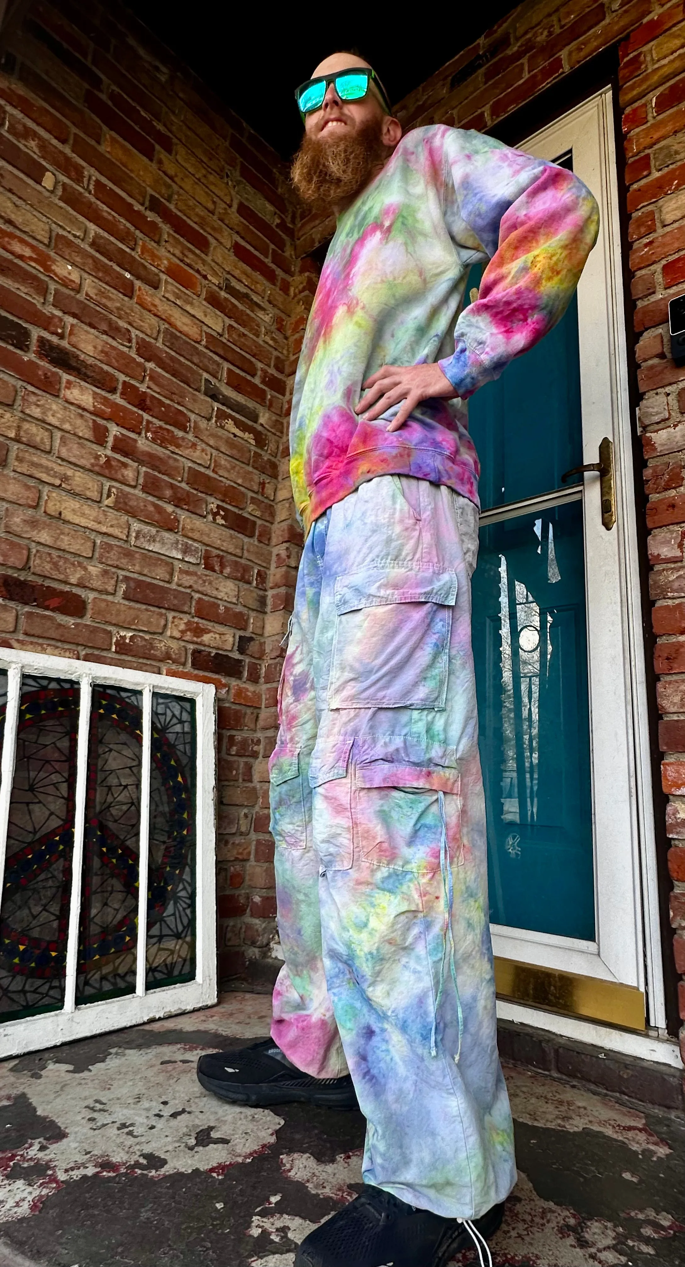 Large Baggy Cargo Parachute Pants