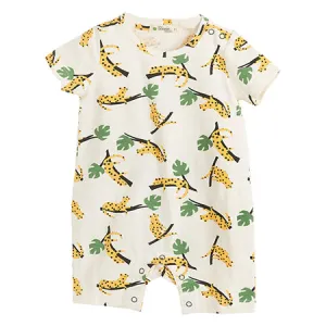 Leopard Shortie Playsuit - retired