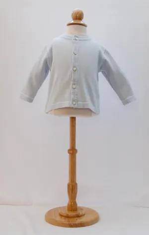Light Blue Classic Knit Cardigan