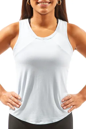 Light Blue Hourglass Tank