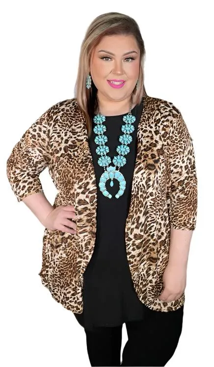 Light Leopard spotted Cardigan