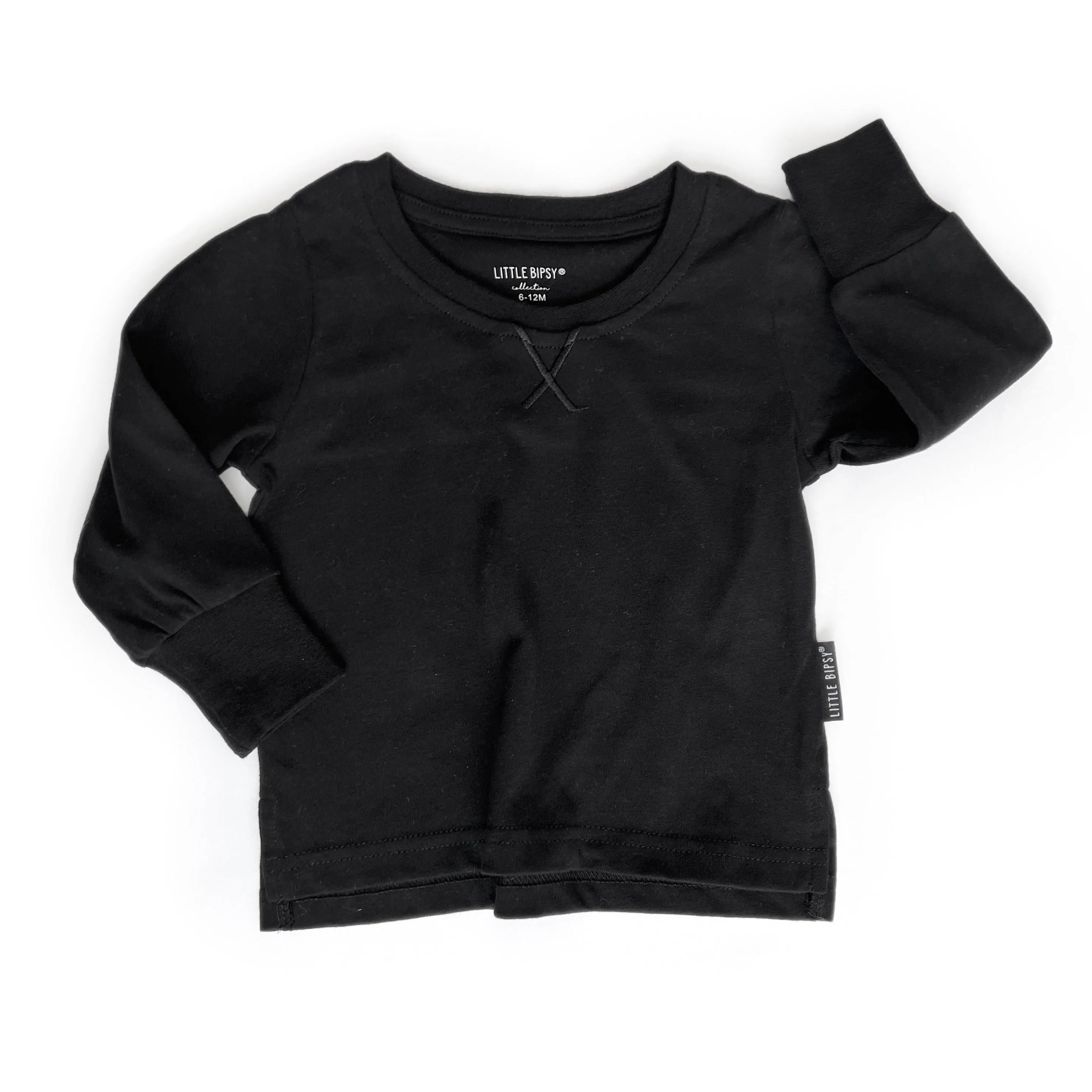Little Bipsy Long Sleeve Tee - Black