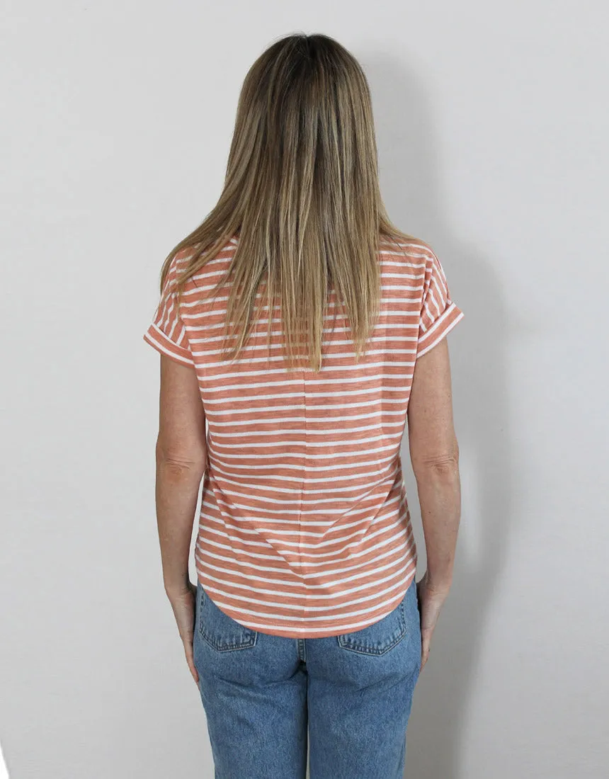 Little Lies Oscar Tee - Coral