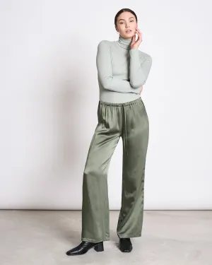 LOOSE SILKY PANTS FRIS SEA SPRAY
