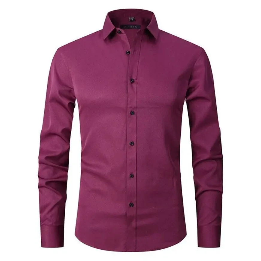 Lucas | Stretchy anti-crease shirt