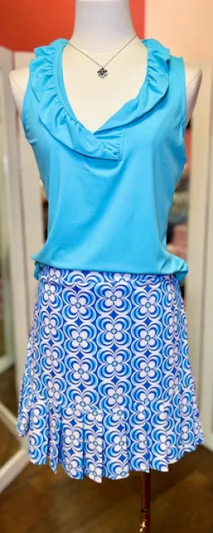 LuLuB Ruffle VNeck Tank TQCL