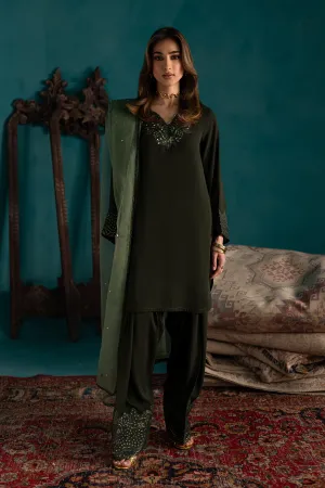 Marble Green 3Pc - Georgette Luxe Pret