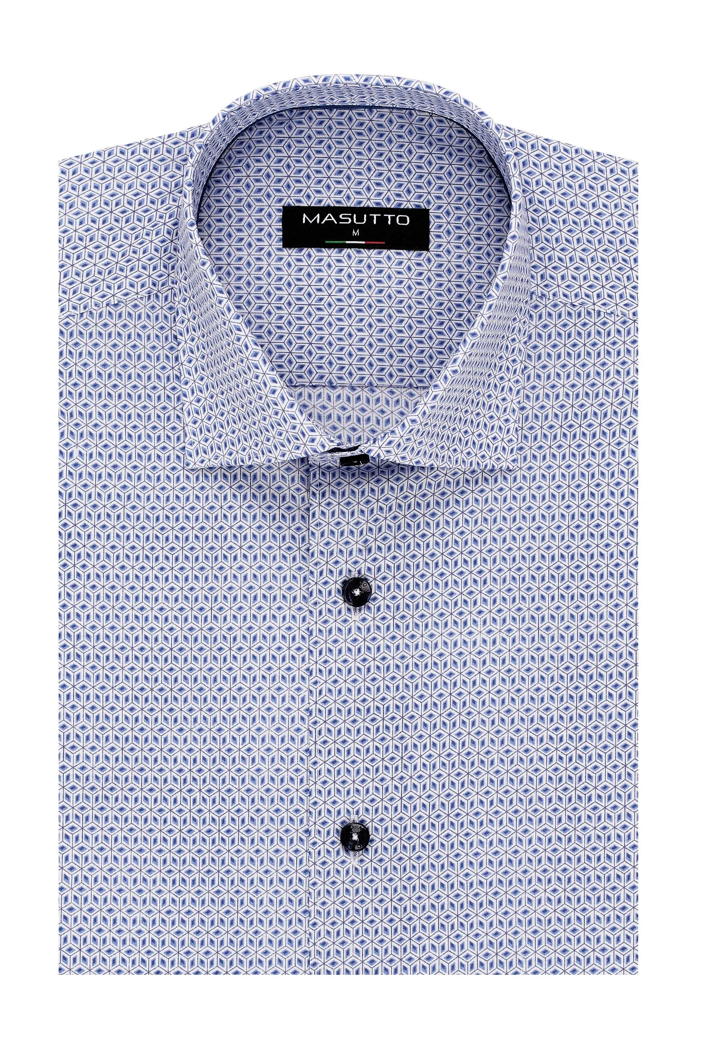 MASUTTO JASON/02 SHORT SLEEVE BUTTON DOWN SHIRT