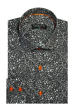 MASUTTO RENZO/18 LONG SLEEVE BUTTON DOWN SHIRT