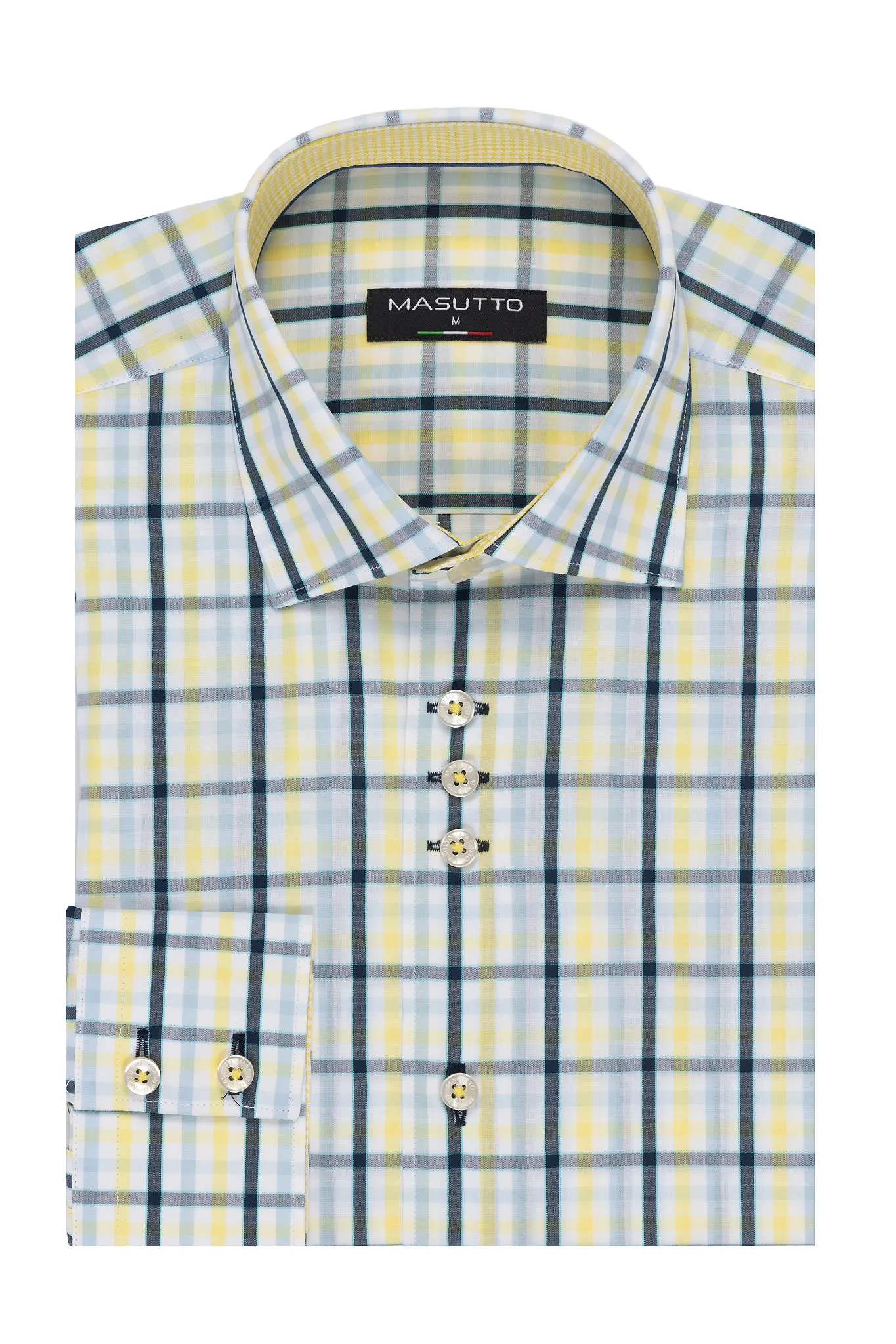MASUTTO ROBERTO/08 LONG SLEEVE BUTTON DOWN SHIRT