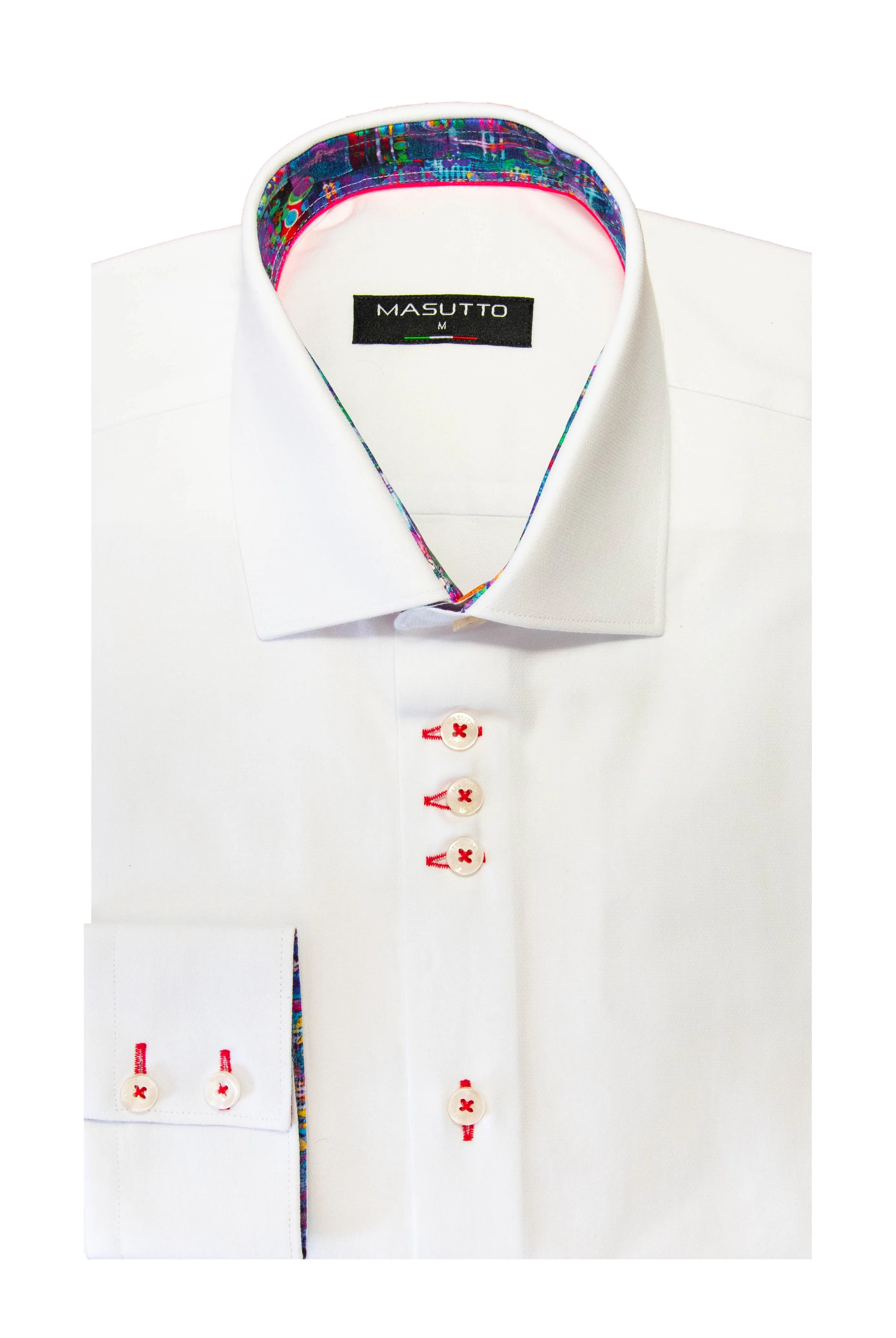 MASUTTO VINCE/05 LONG SLEEVE BUTTON DOWN SHIRT