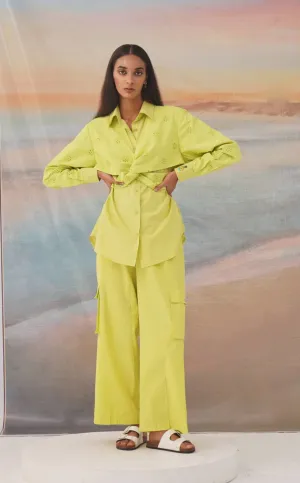 Matera Poplin-Schiffli Shirt