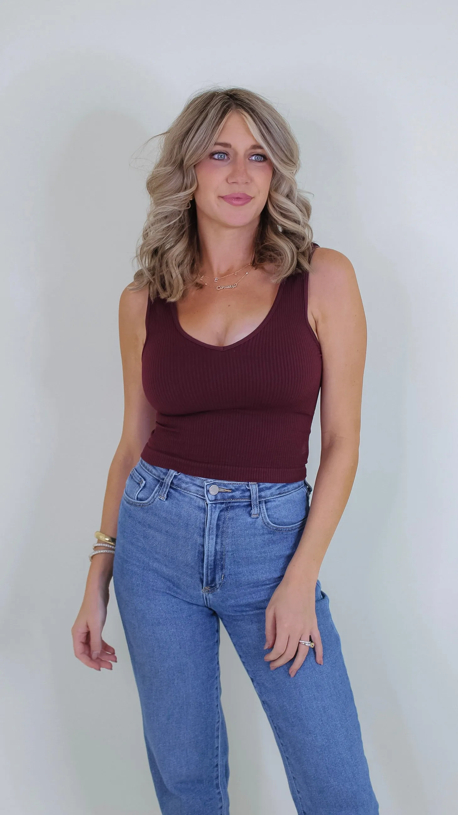 Mave Ribbed Tank - Fig