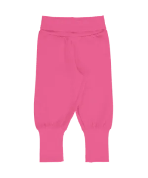 Maxomorra Solid Azalea Rib Pants - 104/110 | 4-5y ***LAST ONE***