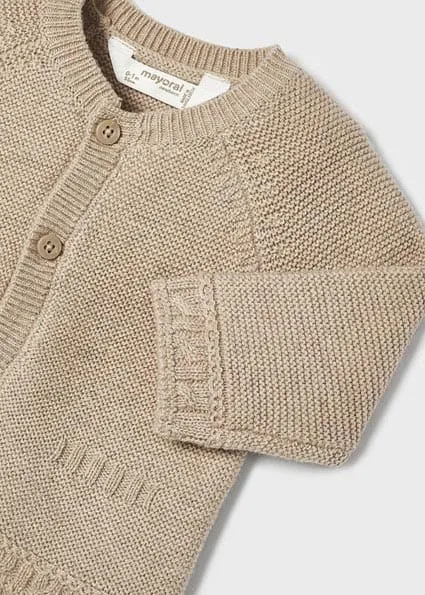 Mayoral Nougat Knitted Cardigan