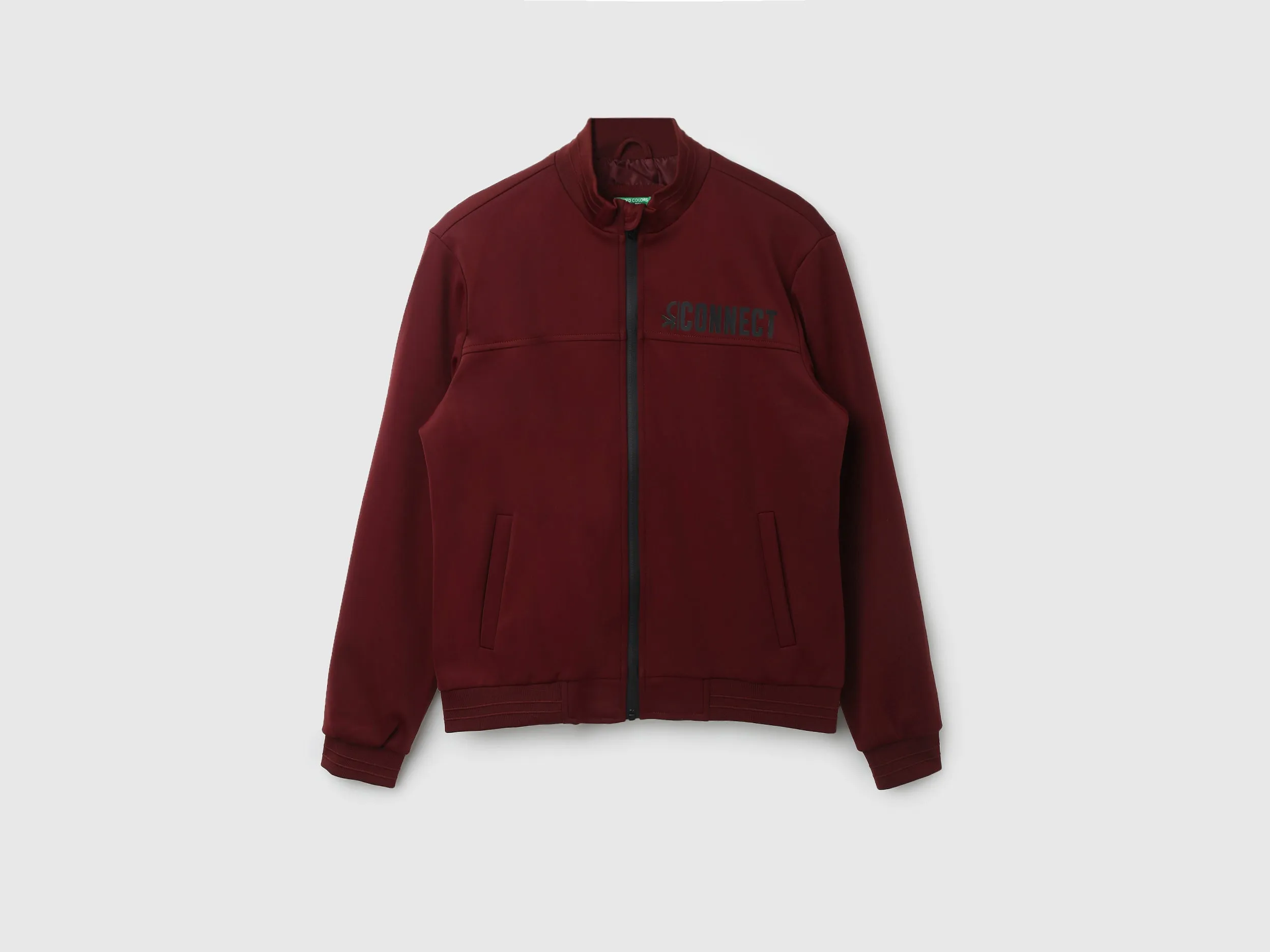 Men Solid High Neck Jacket