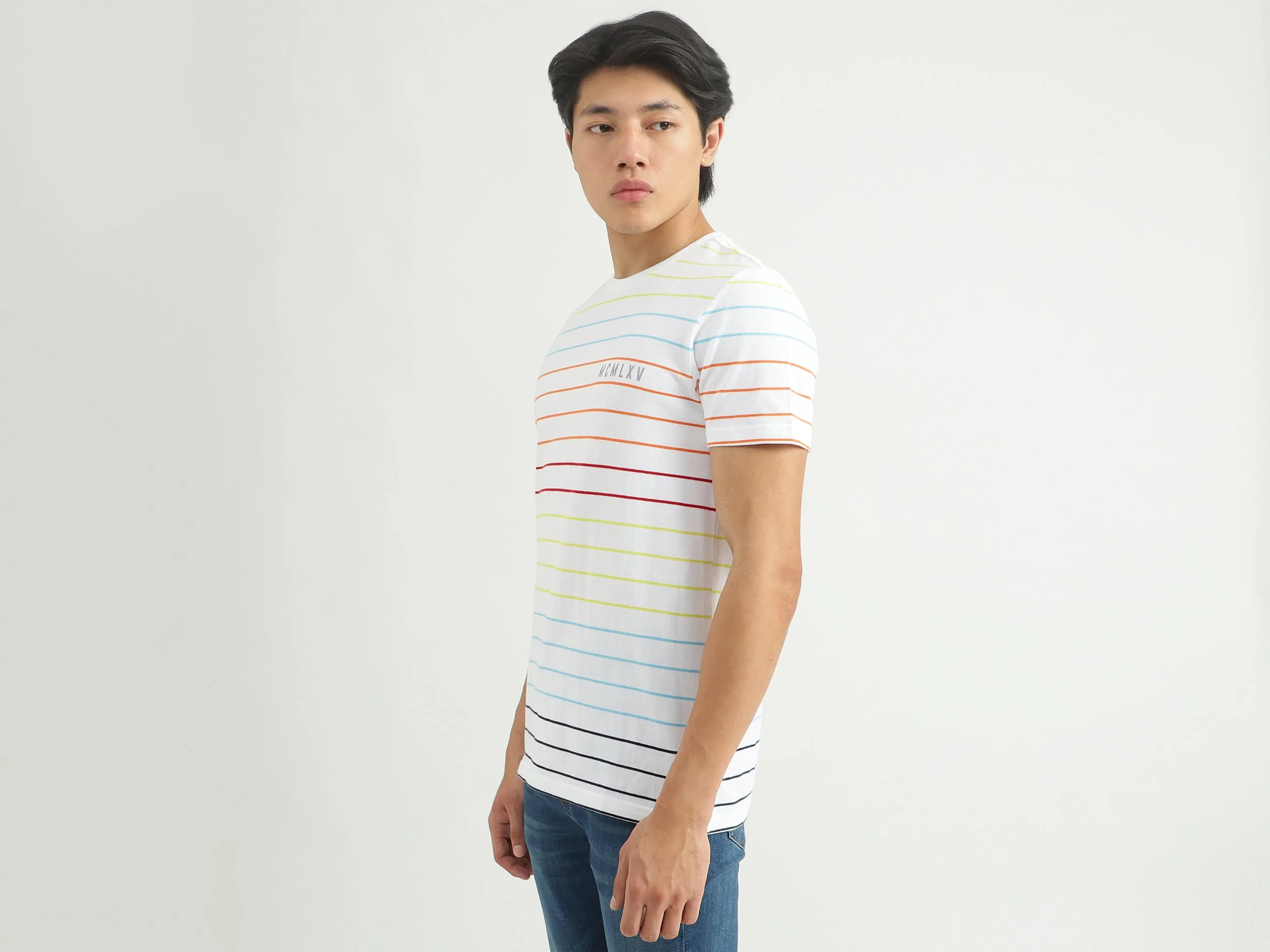 Men Striped T-shirt