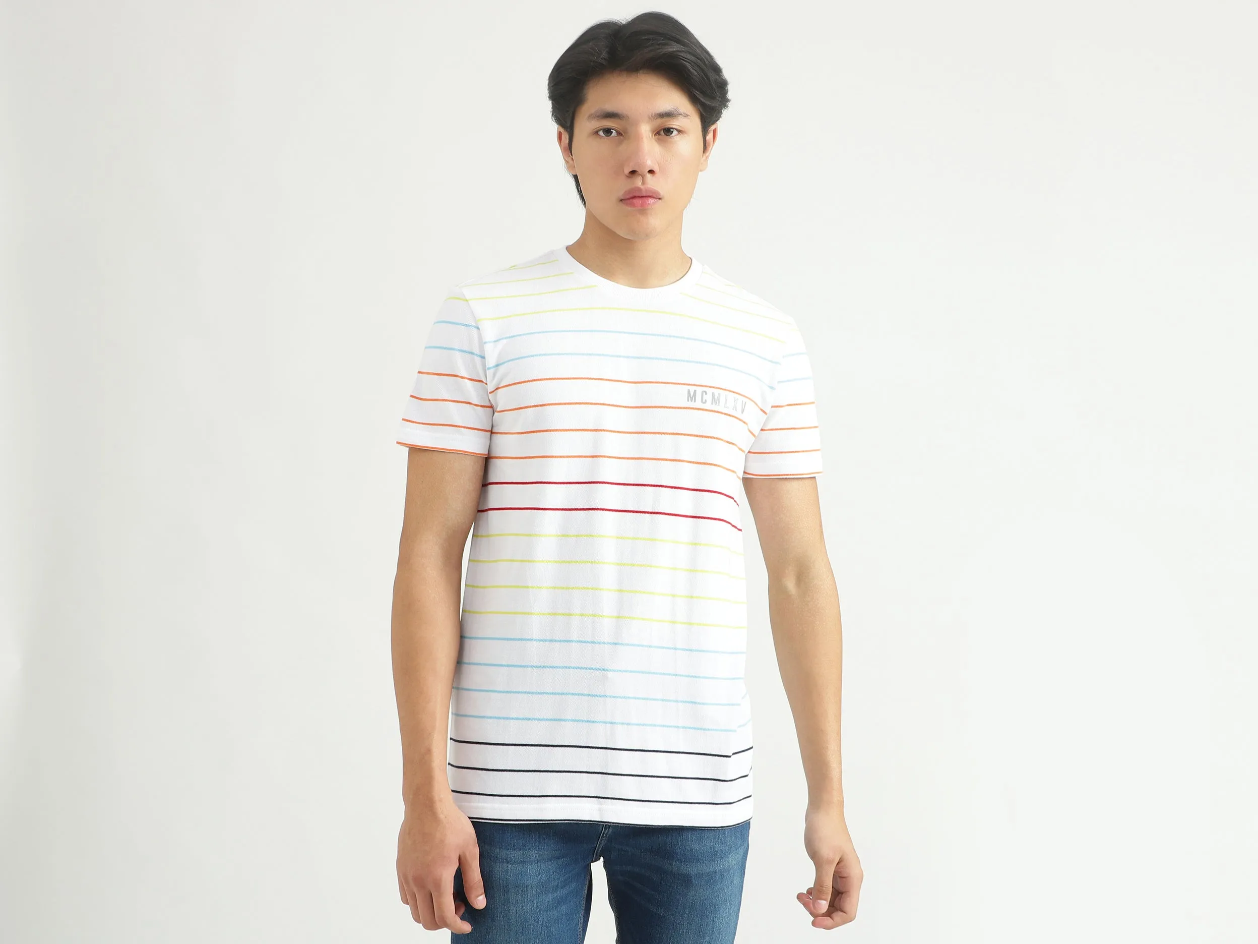 Men Striped T-shirt