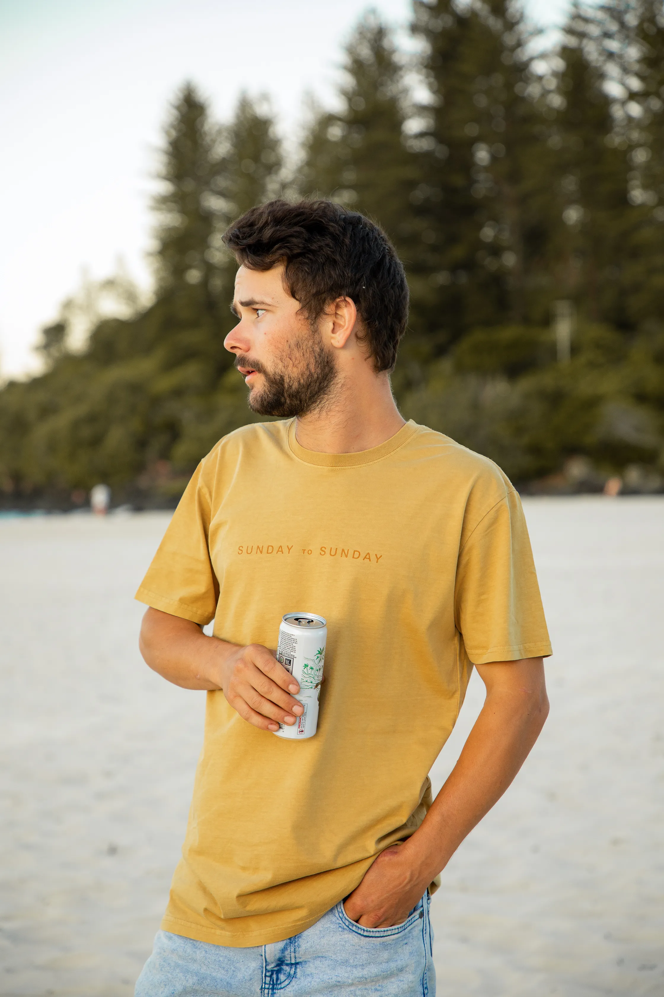 Men’s Basic Sunday Tee (Mustard)