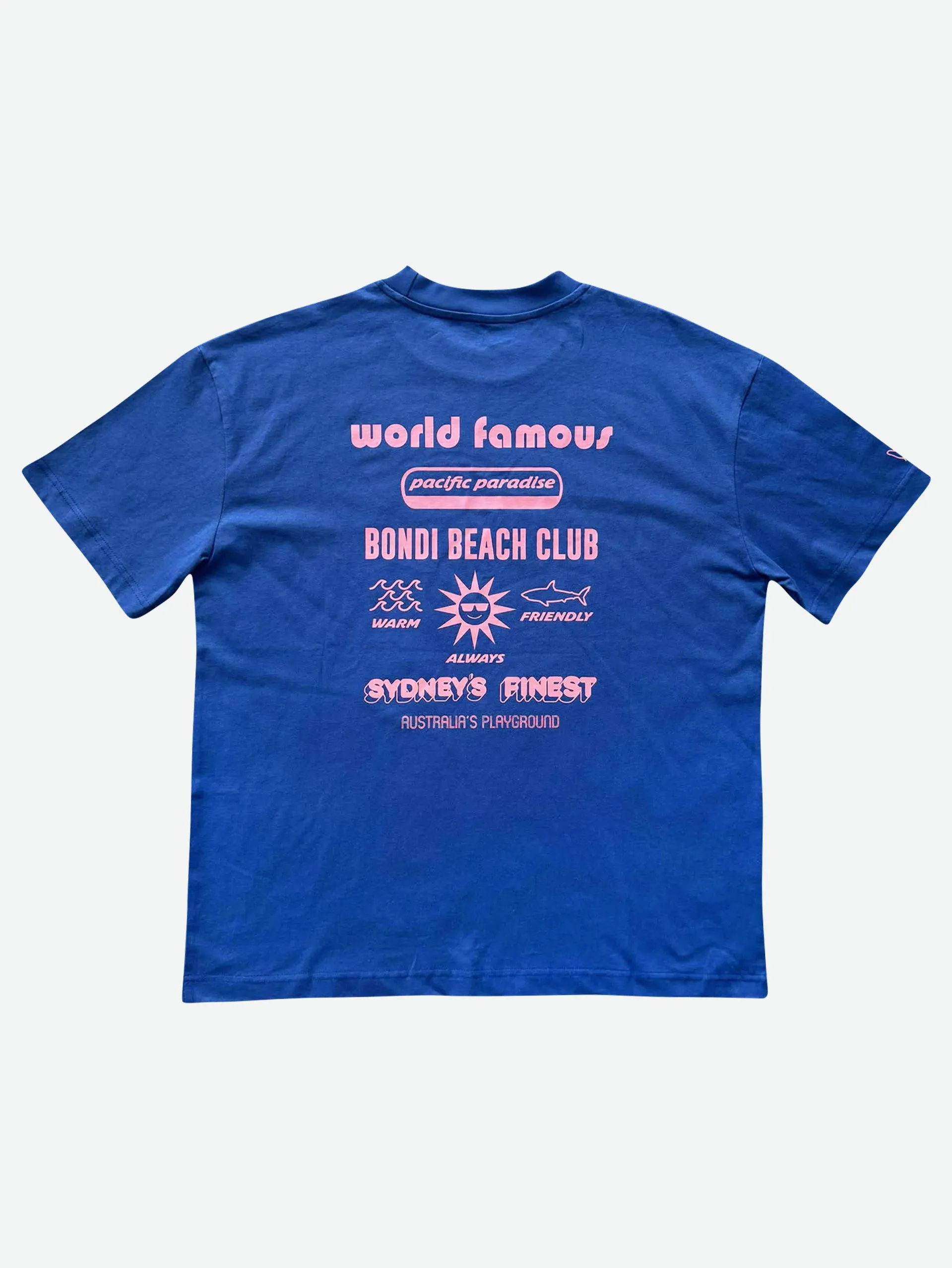 Men's Finest Relaxed Fit Tee (Cobalt)
